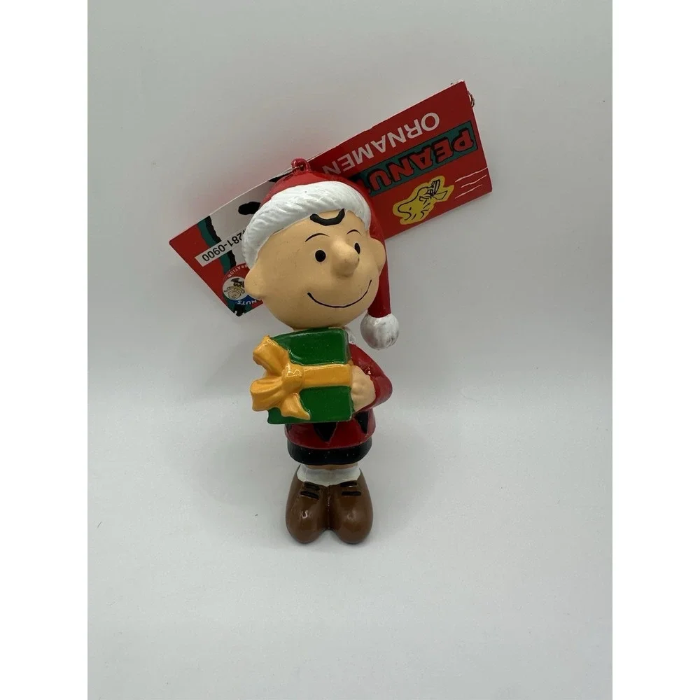 PEANUTS Kurt Adler 1990s Christmas Ornaments lot - Charlie Brown Lucy Snoopy‎